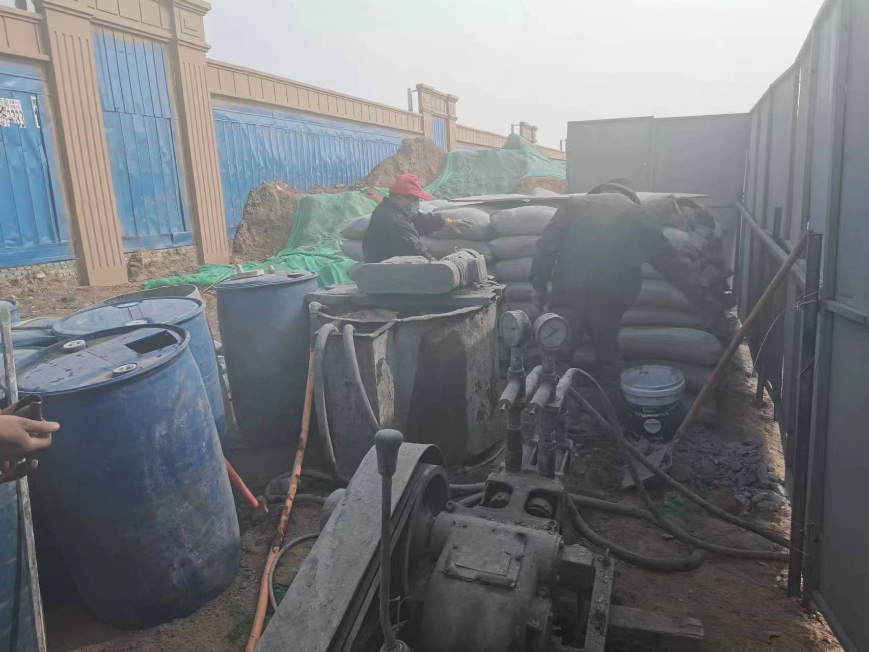 桐柏房屋下沉注浆